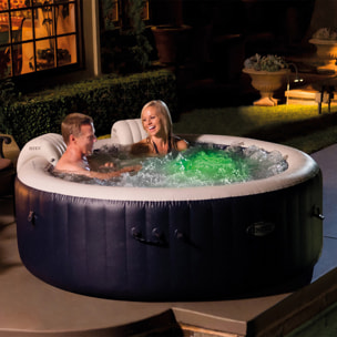 Intex PureSpa Bubble Massage Navy, 4 posti, ⌀ 196x71 cm