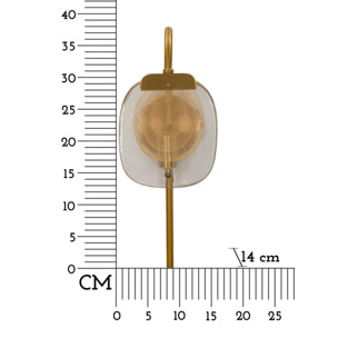 LAMPADA DA MURO SOFTY CM 15X14X38