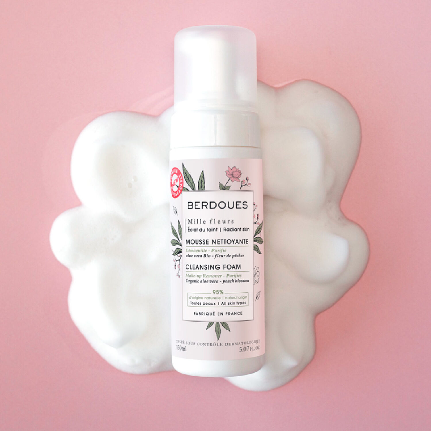 Mille Fleurs Eclat - Mousse Nettoyante 150 ml