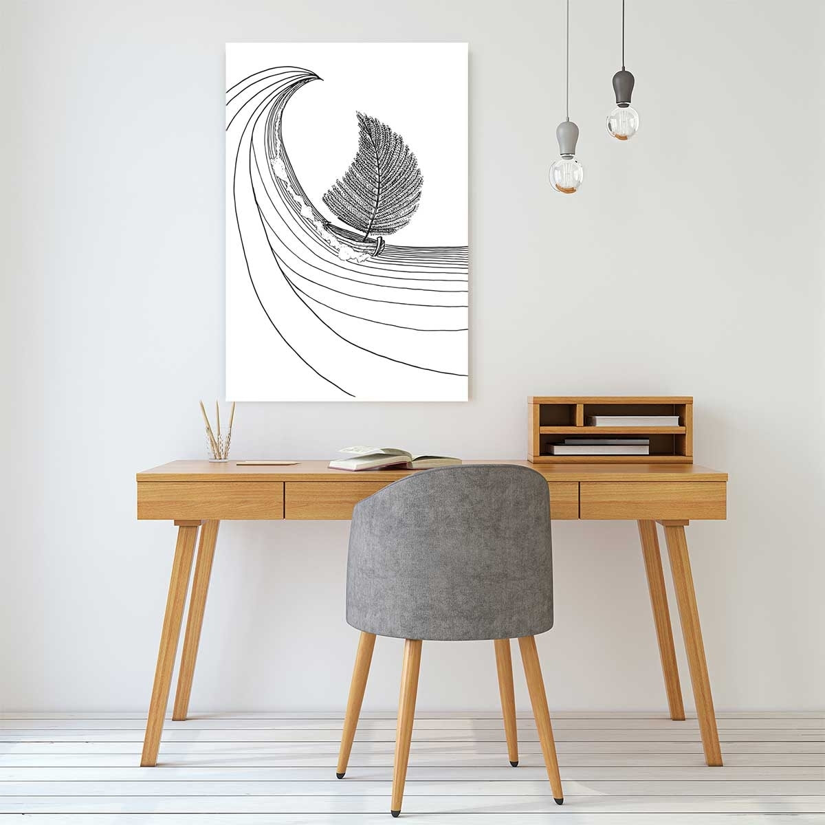 Tableau voilier fougeres Tableau plexiglas