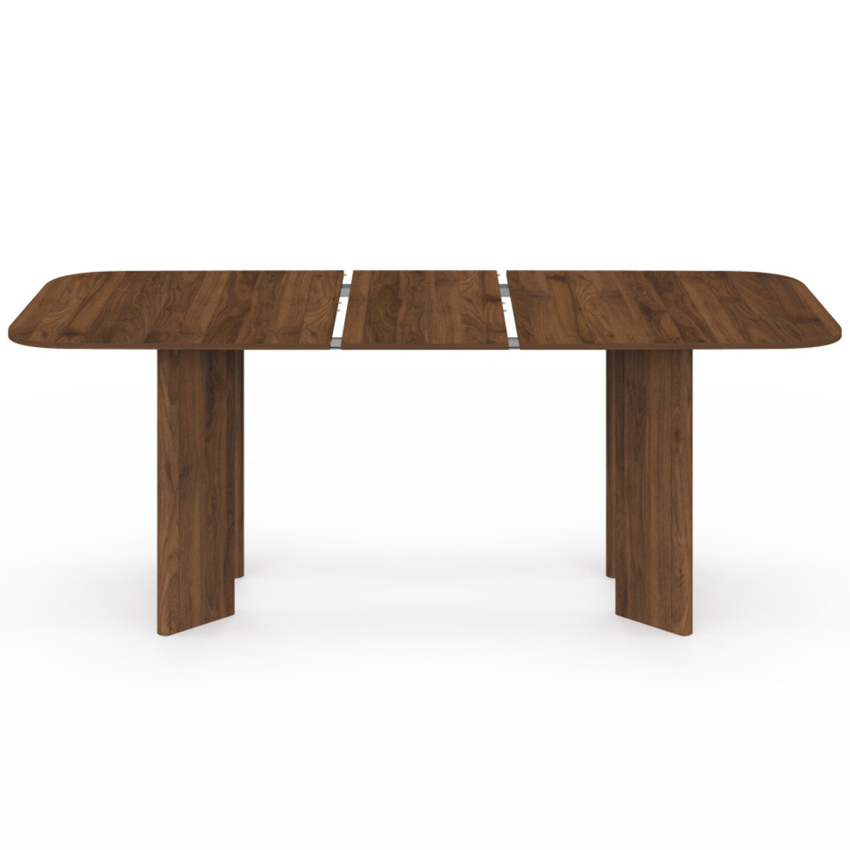 Table à manger extensible Cassia 160-200cm effet noyer