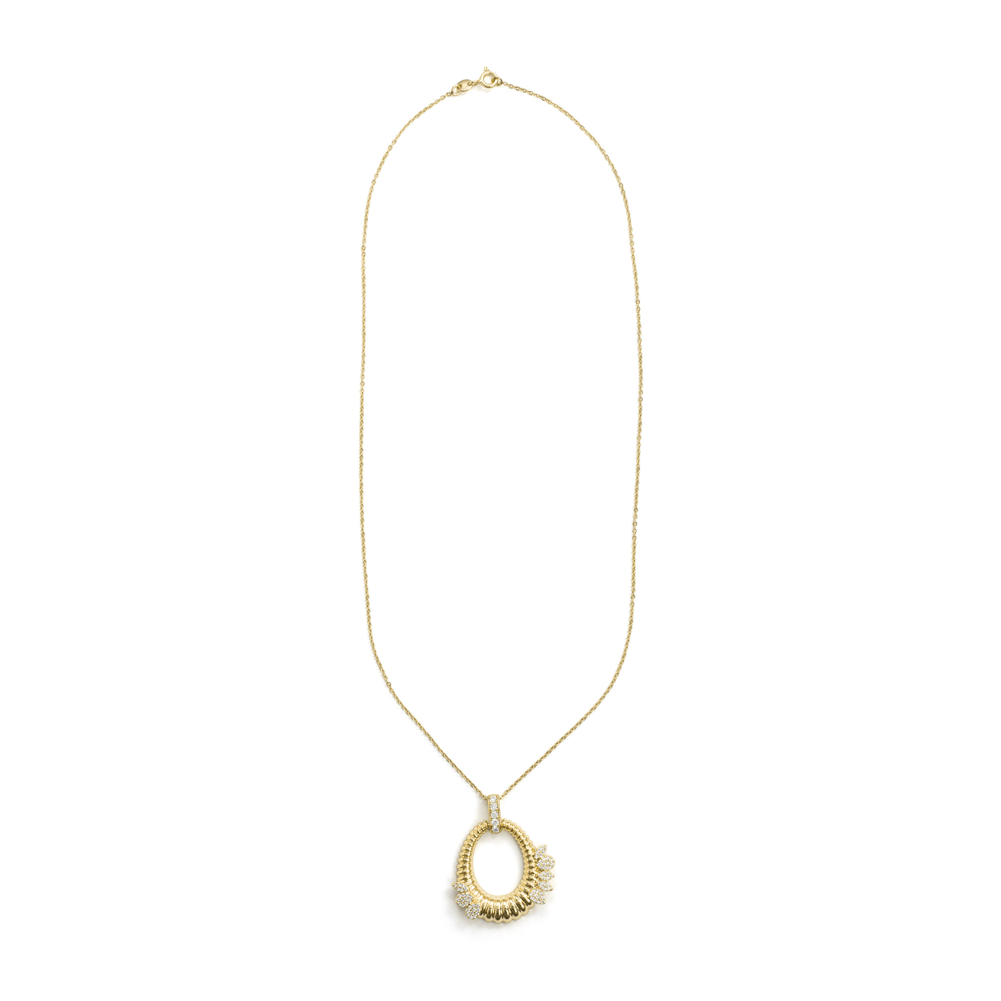 Collar Mame acabado oro amarillo 18k