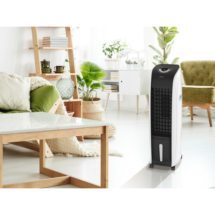 Rafraichisseur d'air par évaporation à débit élevé et minuterie