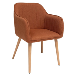 Fauteuil "Visoca" ambre