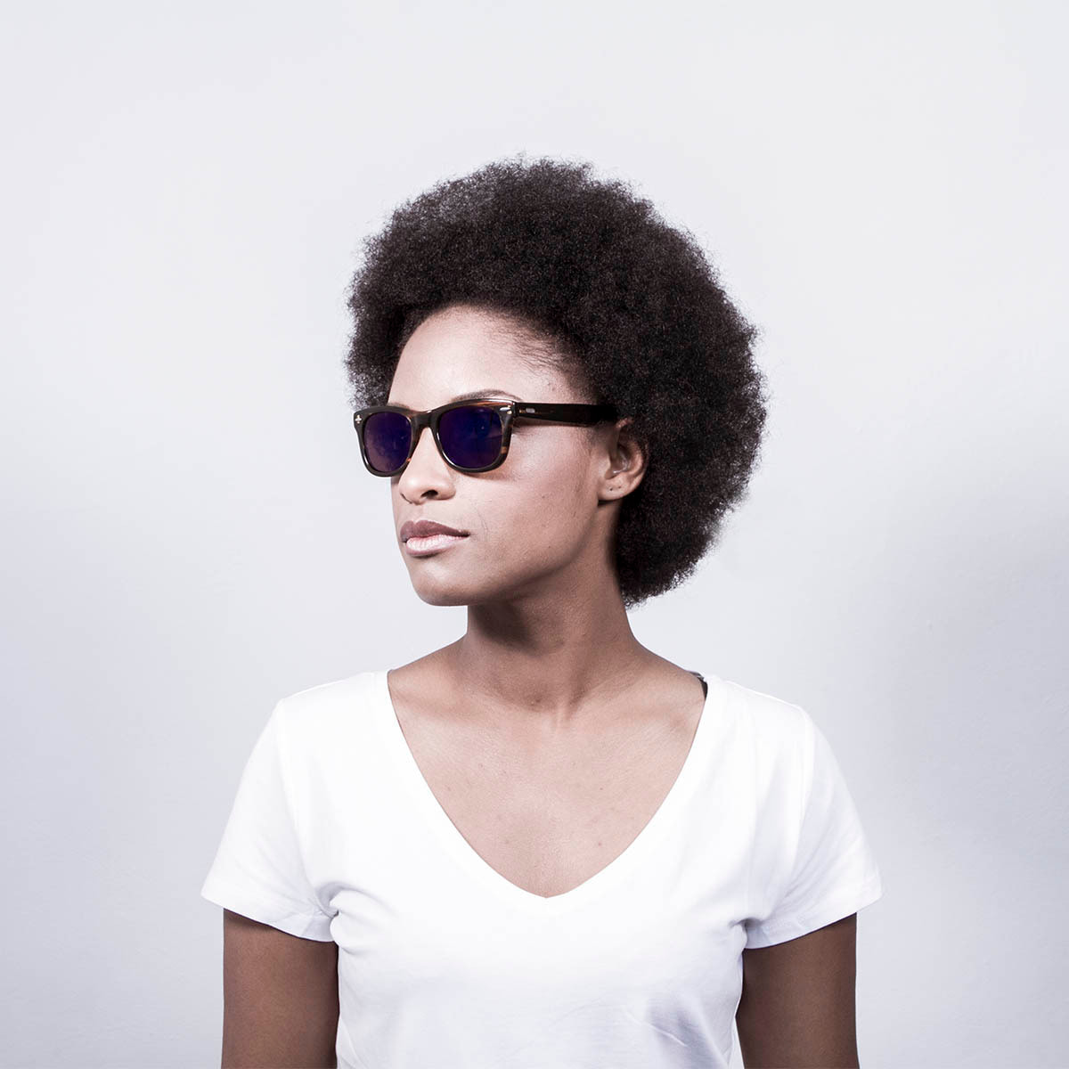 Gafas de sol PALO ALTO INSPIRATION I - Marrón oscuro / Revo azul
