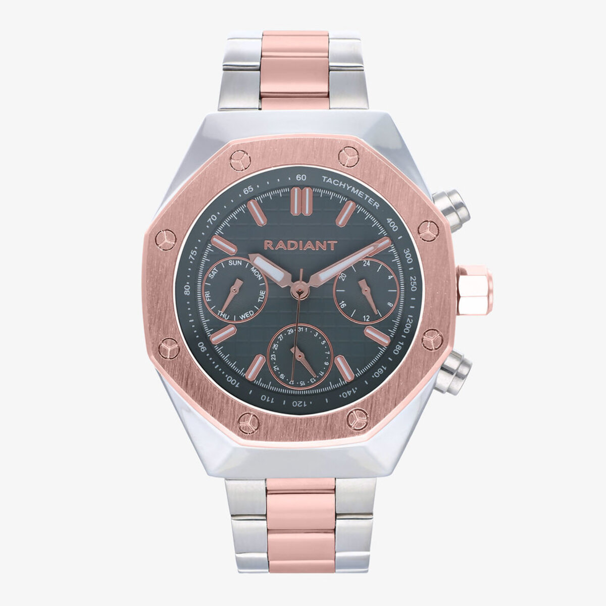 Reloj Radiant RA628704 Hombre Analogico Cuarzo con Correa de Acero