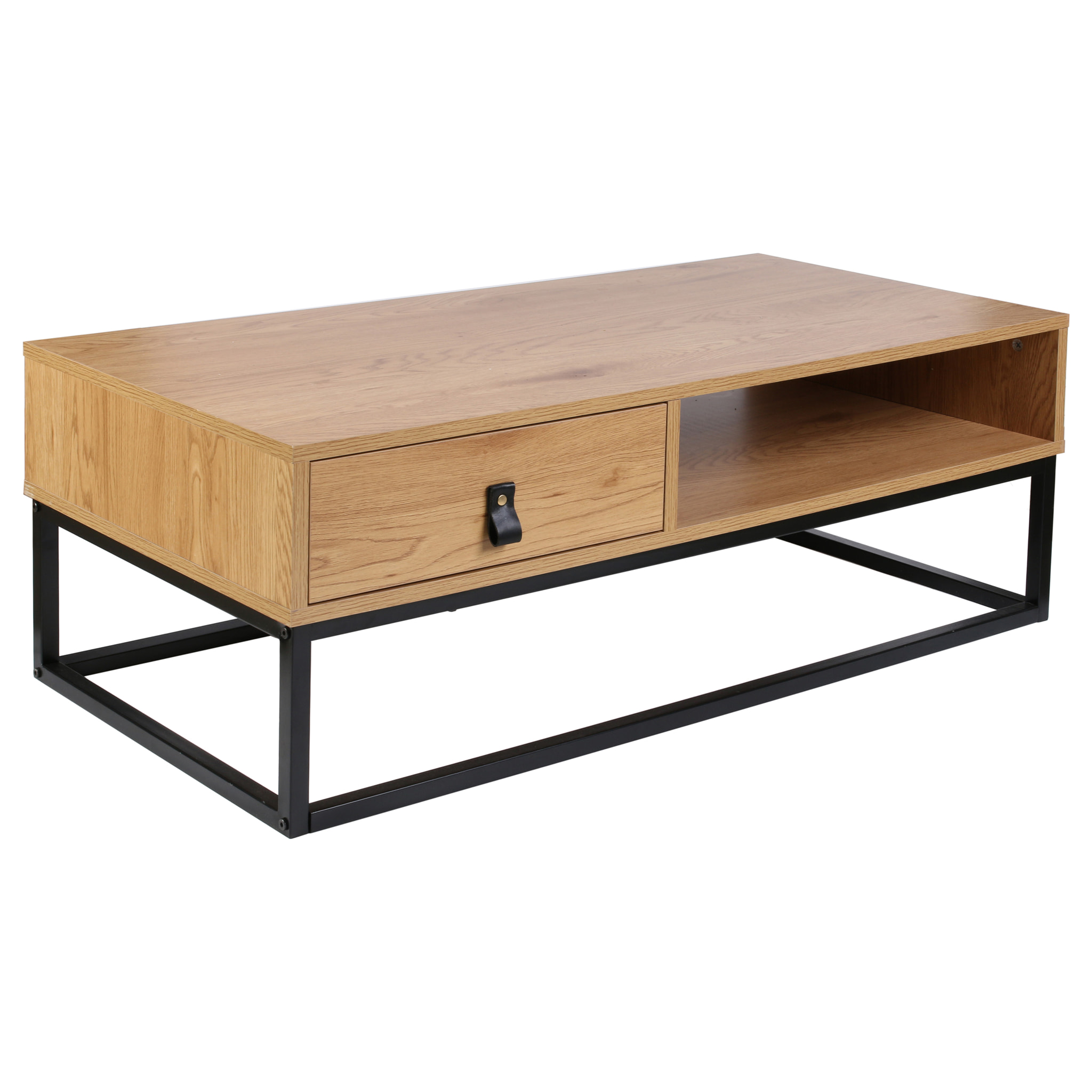 Table Basse Bois Et Metal Abbott