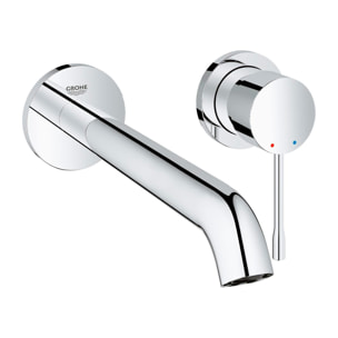 Mitigeur lavabo mural 2 trous Essence, Taille L