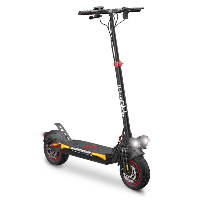 Trottinette électrique double moteur 2x2 2600W – Autonomie 60 km – Batterie 54V 18Ah – Pneus cross 10" tubeless – 26 kg