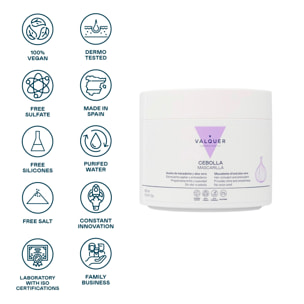 Valquer Mascarilla capilar de cebolla - 300 ml