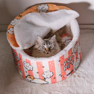 Lit pour animaux - THE CONCEPT FACTORY - Pop Pet - Confortable - Bleu et Rose