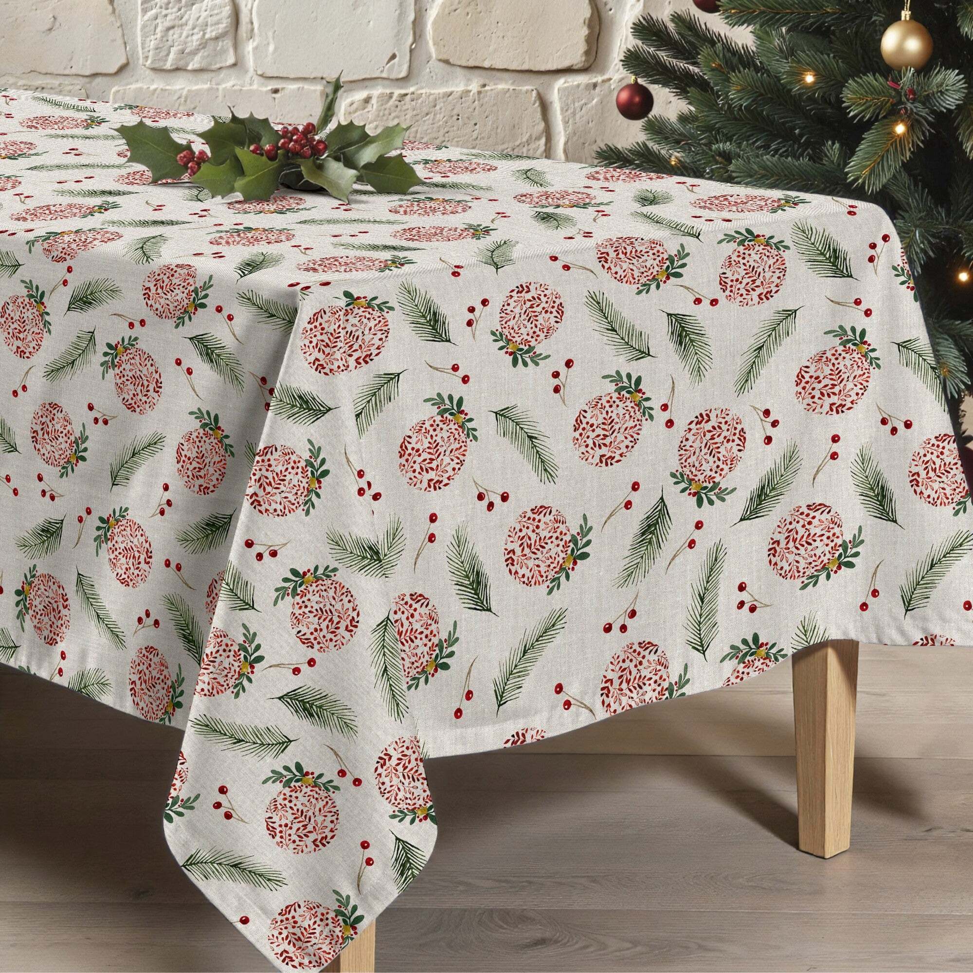Nappe en résine Anti-tâches Merry Christmas 67