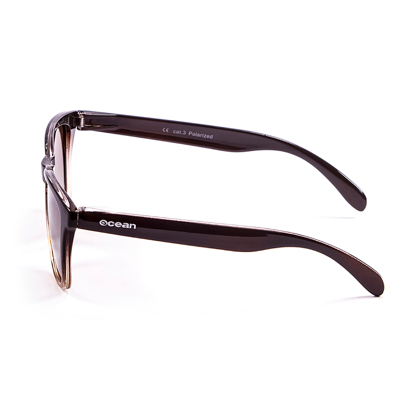 Gafas de sol OCEAN SEA - Marrón oscuro arriba y marrón claro con marrón gradual