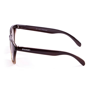 Gafas de sol OCEAN SEA - Marrón oscuro arriba y marrón claro con marrón gradual