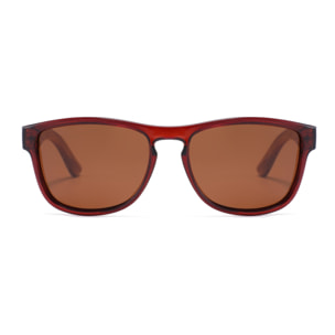 Gafas de Sol Feler 1512-2 Polarizadas de Madera Unisex 52 mm