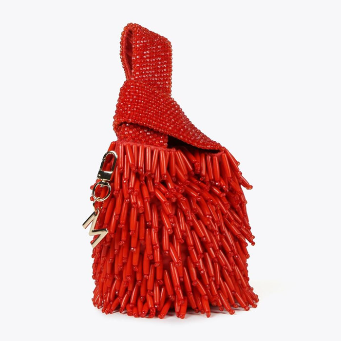 Borsetta strass effetto corallo