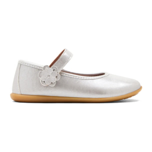 Bailarinas con Flor Decorativa en Plata