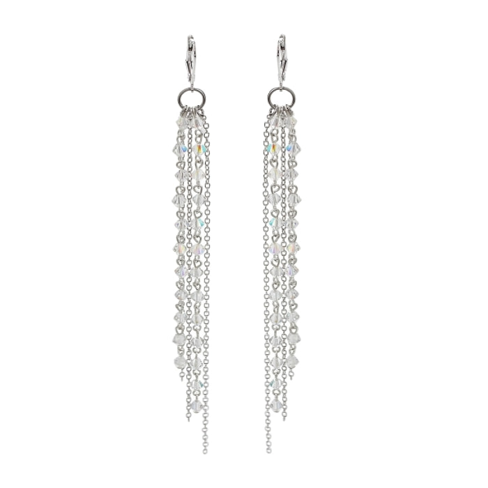 Pendientes Longer adornado con cristales de Swarovski