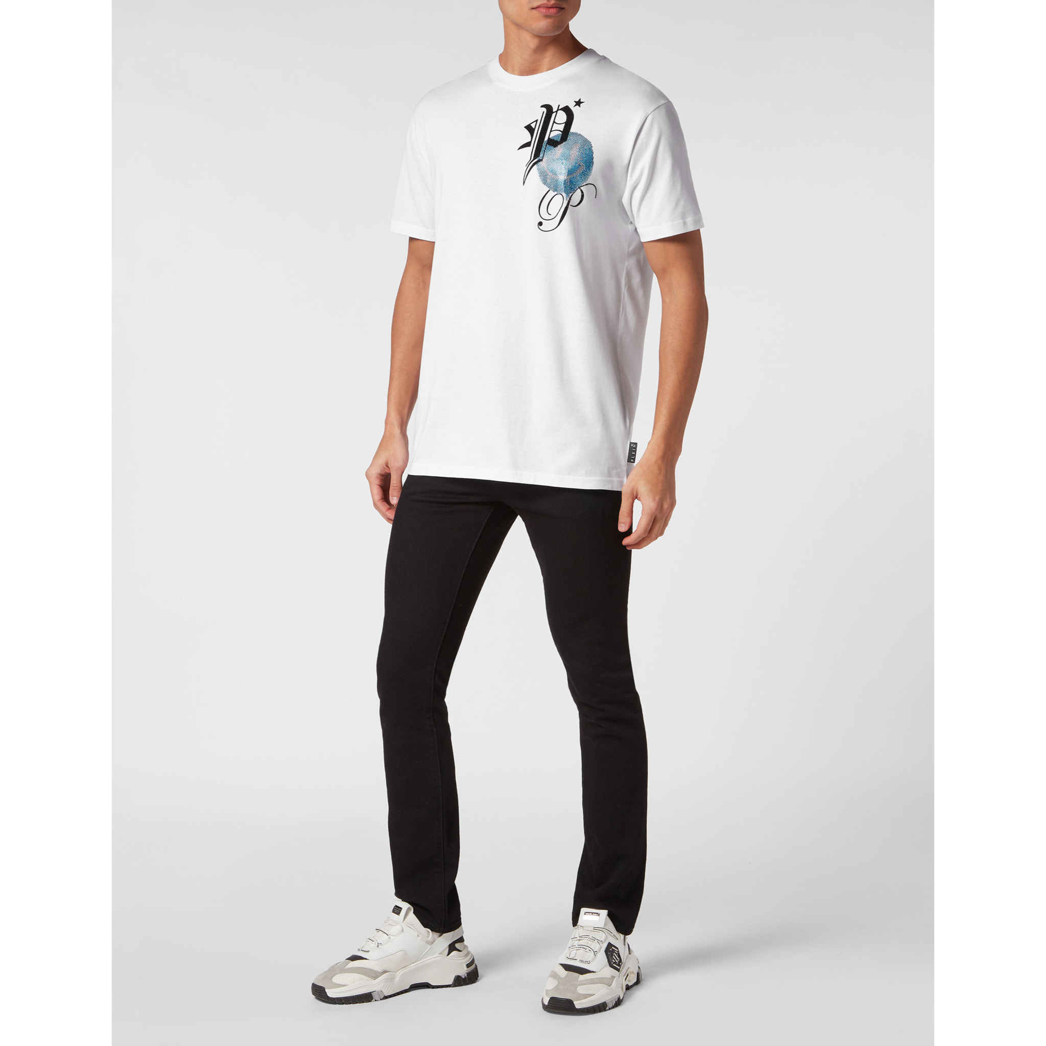 PHILIPP PLEIN Camiseta Cuello Redondo SMILE