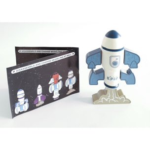 COHETE MAGNÉTICO DE CONSTRUCCIÓN: COHETE DE GRAN POTENCIA 8 pcs