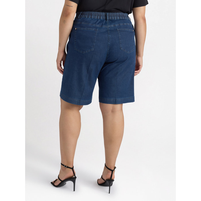 Fiorella Rubino - pantalones cortos de mezclilla - Azul