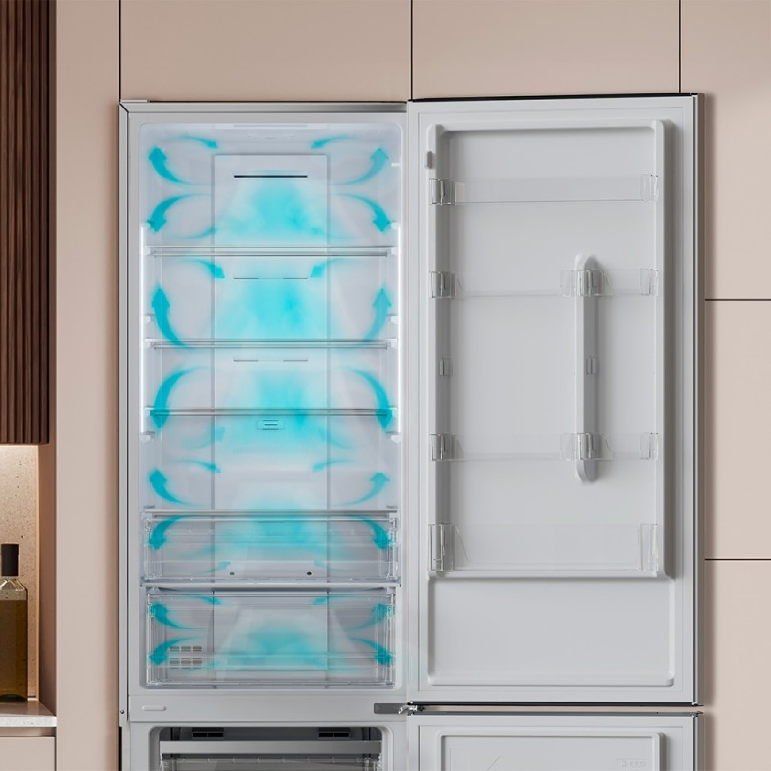 Cecotec Frigorífico combi Bolero CoolMarket Combi 356 Inox E