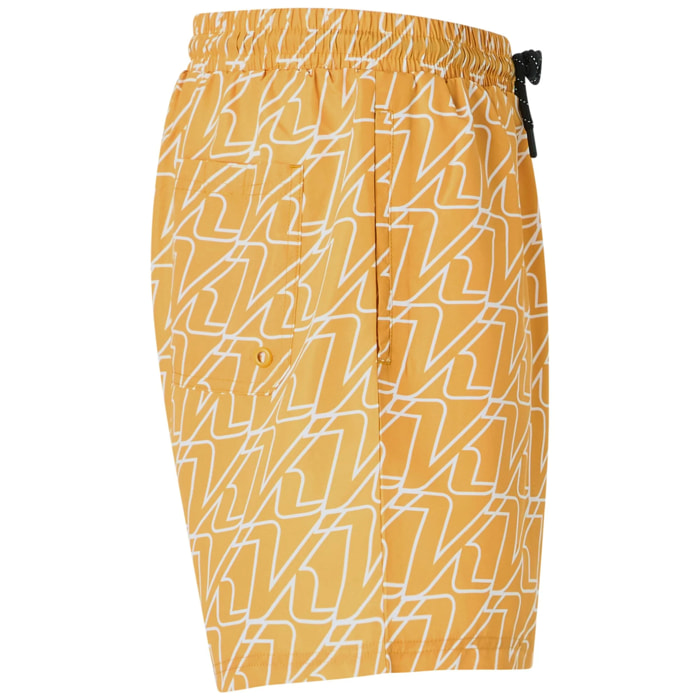 Kappa - Costumi da Bagno Uomo Giallo - Logo Gucino