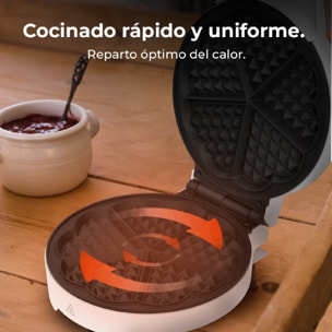 Cecotec Piastra per waffle Fun Gofrestone Round