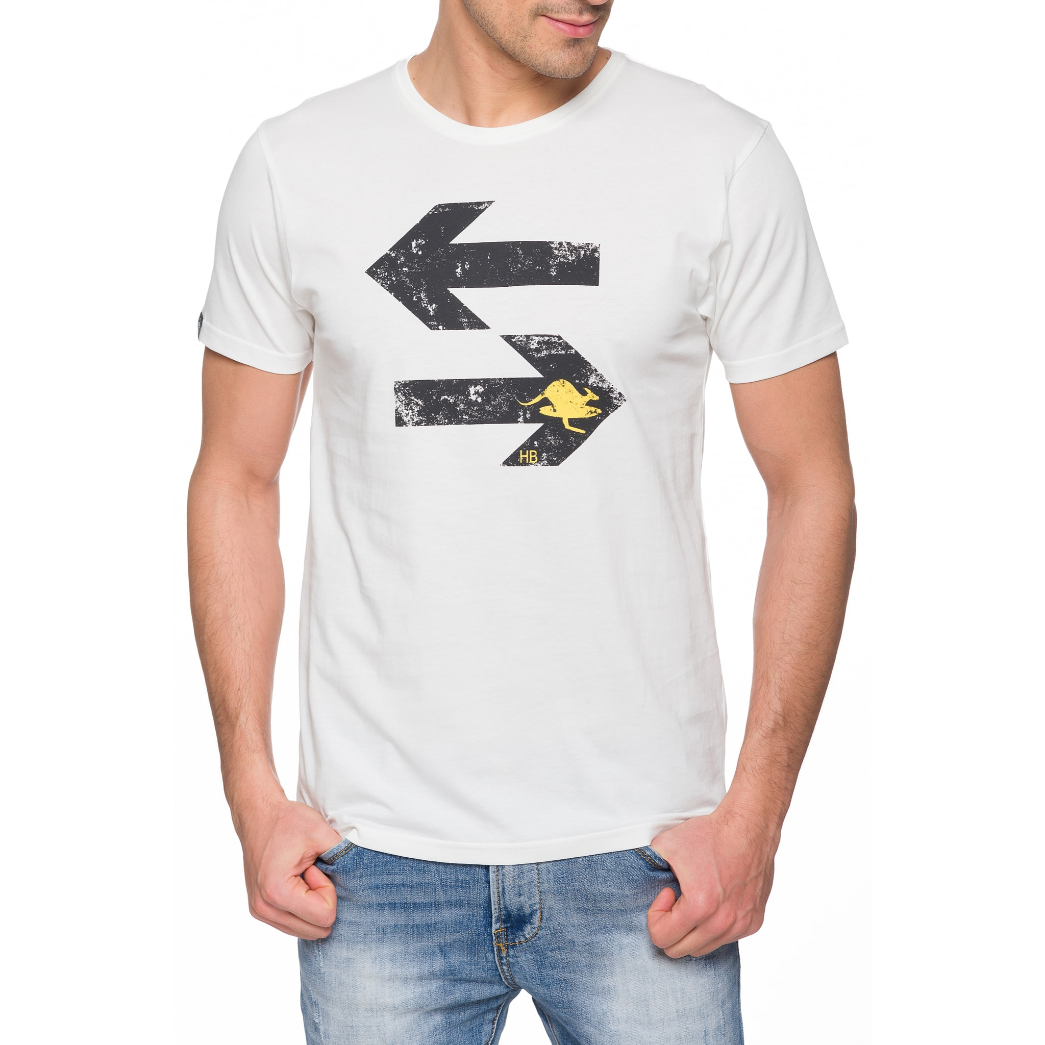 Camiseta Hot Buttered DIRECTION Blanco