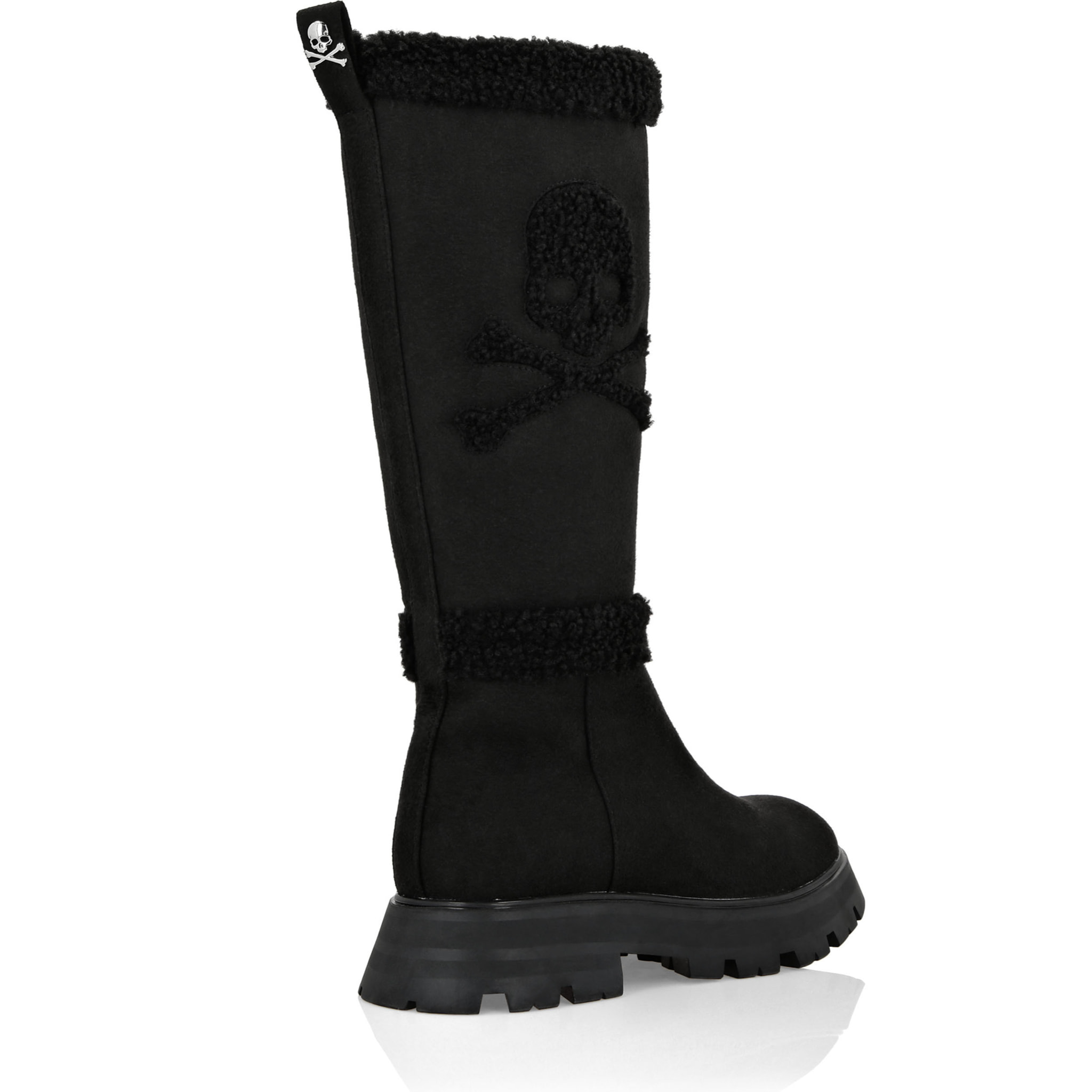 PHILIPP PLEIN Boots Mid Flat SKULL&BONES