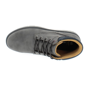 Armata di Mare Scarpe Polacco Uomo Stivaletti Casual con Soletta Rimovibile in Memory Foam AMU W24M613 Grey