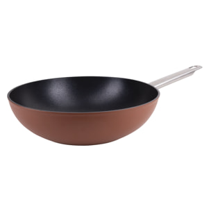 Wok 28x7.8cm aluminio forjado ind agros