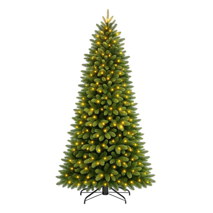Venus - Albero di Natale Tradizionale con 300 Luci LED in PE e PVC Ø96x180H cm, 937 Punte
