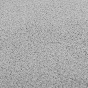 ALBA - Tapis doux silver à poils courts
