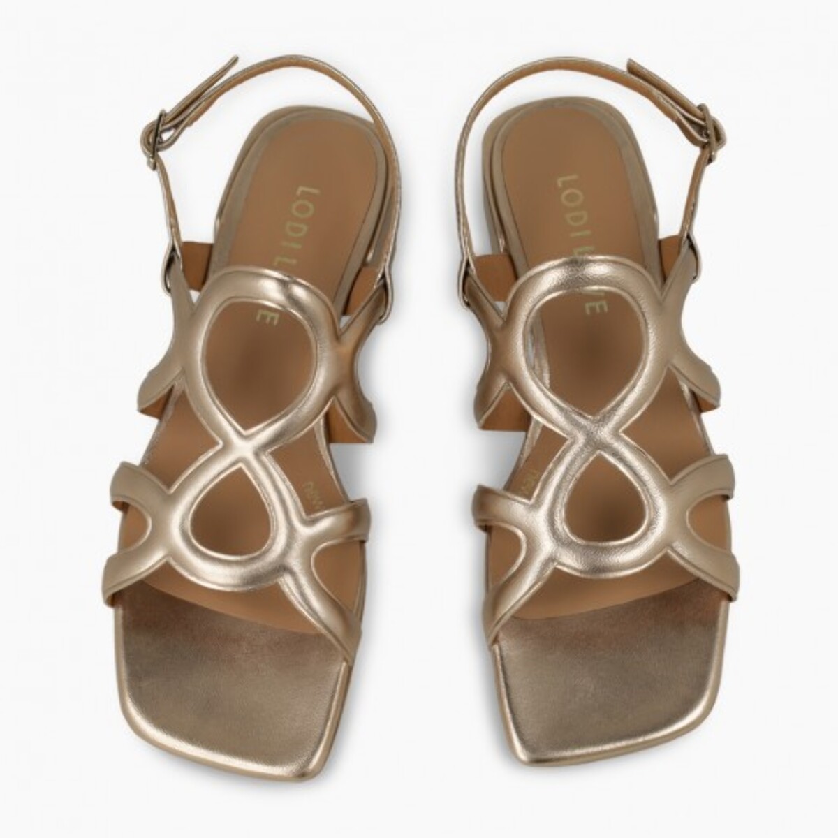 SANDALIAS DORADAS KON5355