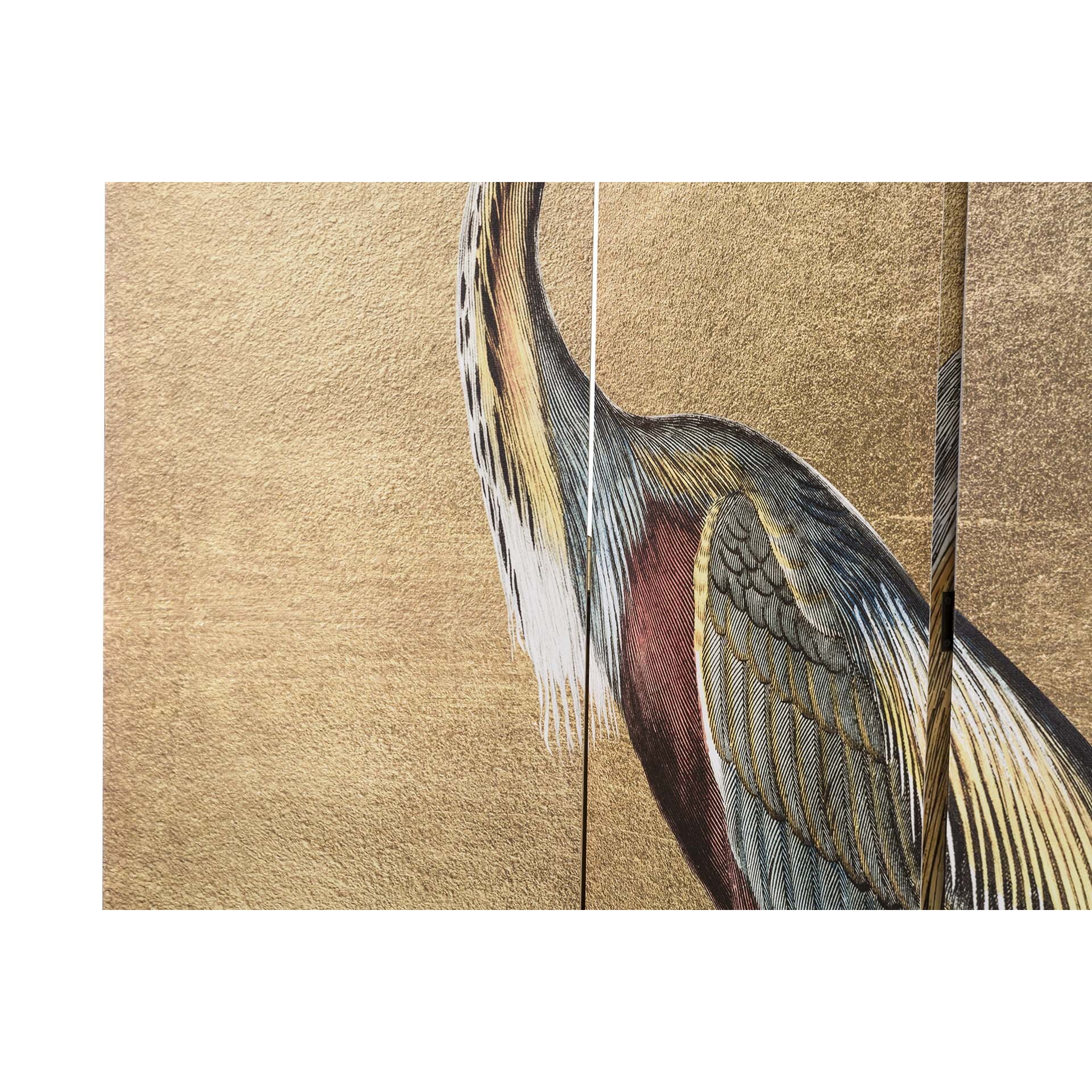 Biombo Canva Garzas 120x3x180 Cm