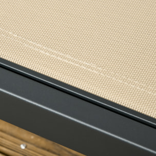 Bain de soleil – Dossier multipositions – Roulettes intégrées