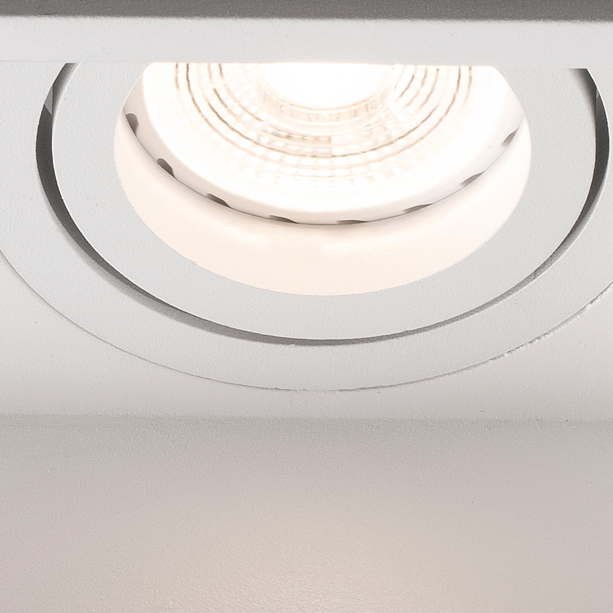 HYDE SQ 2L Lampada incasso bianca quadrata regolabile