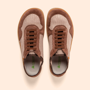 Zapatos N5914 MULTI MATERIAL CHOCOLATE/ ORIGEN color Chocolate