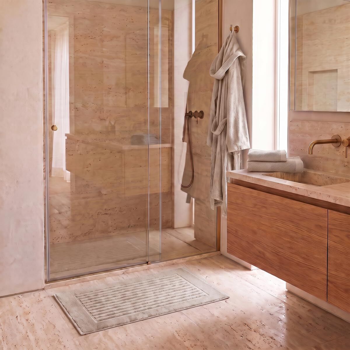 INTRECCI HOME Set Bagno Asciugamani Viso e Ospite, in Puro Cotone 500 g, Morbidezza Extra, Assorbenza Superiore