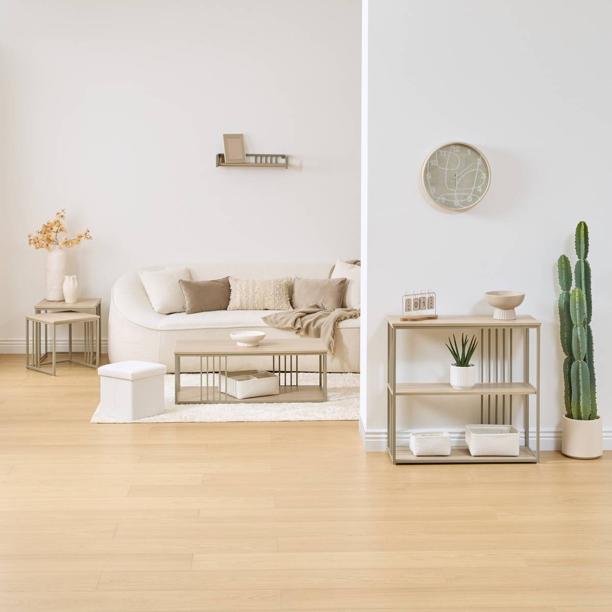 Console Duna rectangulaire 30x80cm beige
