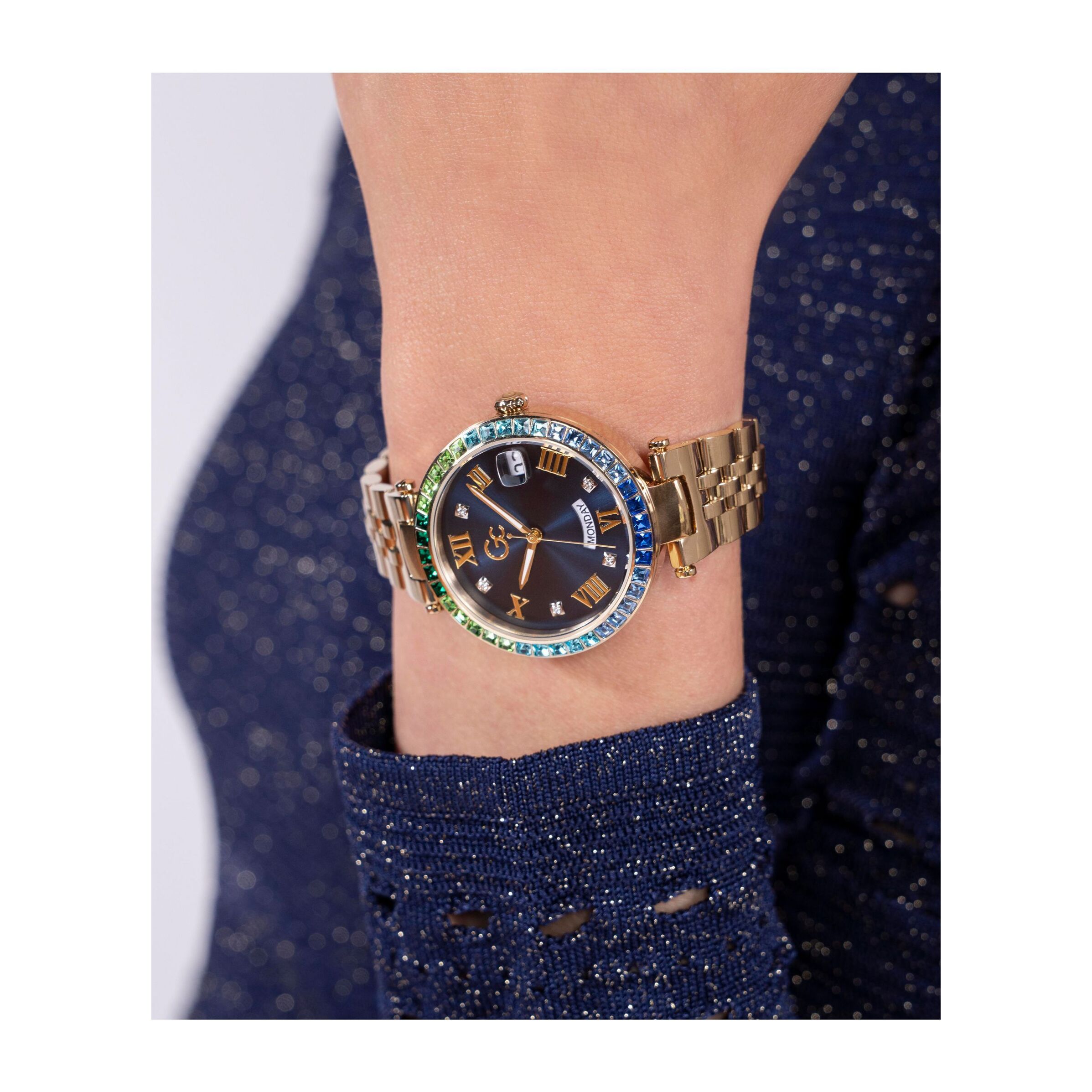 Gc Reloj Analógico De Cuarzo Gc Flair Crystal