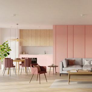 Suspension D100 cm en bambou avec fil noir - Jipi