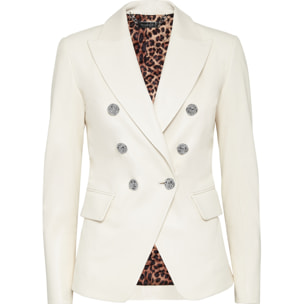 PHILIPP PLEIN Leather Blazer ICONIC PLEIN