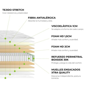 Colchón Spring Visco Premium