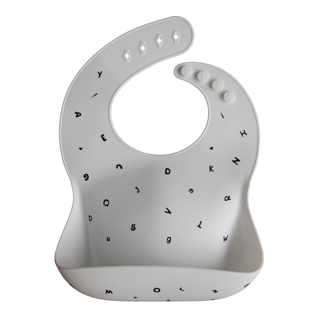 Mushie Babero Silicona Print