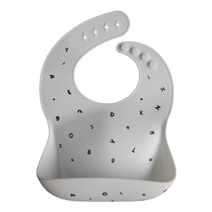 Mushie Babero Silicona Print