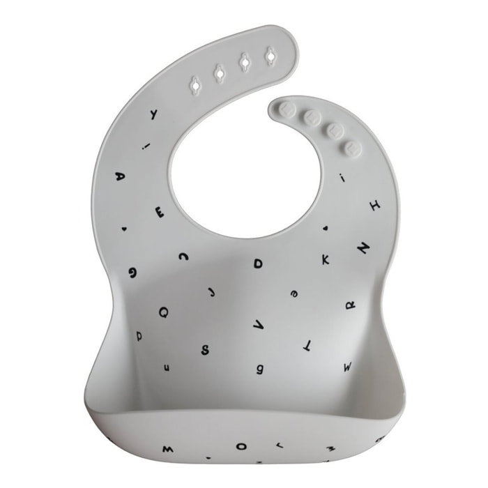 Mushie Babero Silicona Print