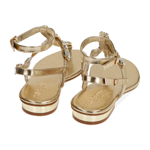 Sandali infradito oro