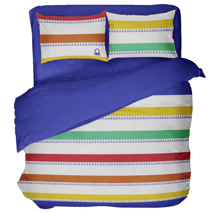 Set 3 piezas funda nórdica + 2 fundas de almohada, benetton